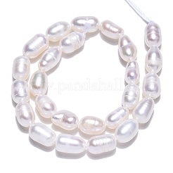Natural Cultured Freshwater Pearl Beads Strands&nbsp;PEAR-N012-04N
