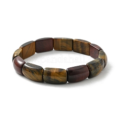 Natural Tiger Eye Bead Stretch Bracelets for Women Men&nbsp;BJEW-C097-02A