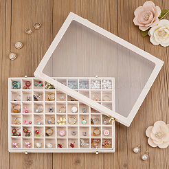 MDF Covered with Velvet Jewelry Grid Display Cases for Earrings Rings&nbsp;AJEW-WH0643-094B