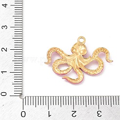 304 Stainless Steel Enamel Pendants&nbsp;STAS-Q119-19G-01