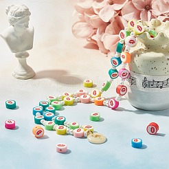 Handmade Polymer Clay Beads Strands&nbsp;CLAY-SC0001-26