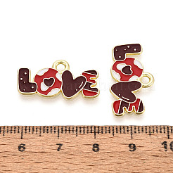 Valentine's Day Alloy Enamel Pendants&nbsp;ENAM-T023-19A