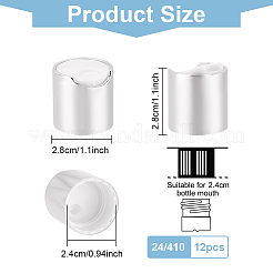 Aluminized Plastic Press Caps&nbsp;LS-AJEW-WH0258-583B