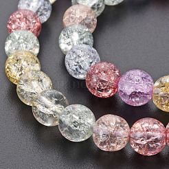 Crackle Glass Beads Strands&nbsp;GLAA-S192-B-008B