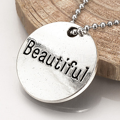 Tibetan Style Alloy Pendants&nbsp;X-TIBEP-Q078-16AS-RS