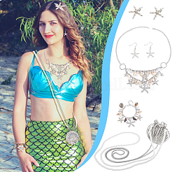 Ocean Theme Jewelry Sets&nbsp;SJEW-GA0001-05