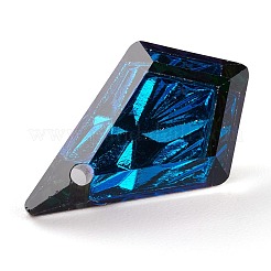 Embossed Glass Rhinestone Pendants&nbsp;GLAA-J101-01B-001BB