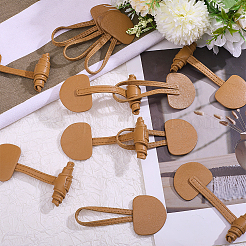 Leather Toggle Buckles&nbsp;FIND-WH0199-469A