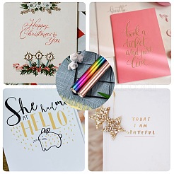 2 Rolls 2 Colors A4 Hot Stamping Foil Paper&nbsp;DIY-SZ0002-80