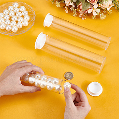 6Pcs 3 Styles PC Plastic Bead Storage Tubes with White Lid&nbsp;AJEW-BC0010-60