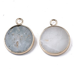 Natural Flower Amazonite Pendants&nbsp;G-N326-29B