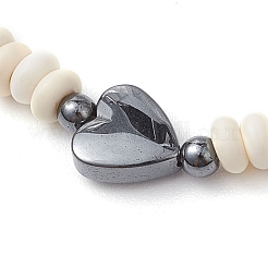 Synthetic Turquoise Beads Stretch Bracelets for Women Men&nbsp;BJEW-JB11336-02