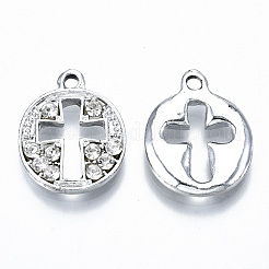 UV Plated Alloy Pendants&nbsp;PALLOY-S181-021-RS
