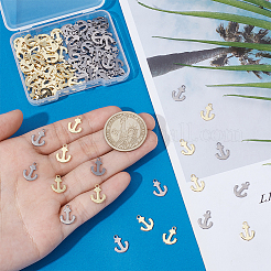 120Pcs 2 Colors Stainless Steel Charms&nbsp;STAS-UN0063-87