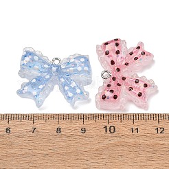 Transparent Resin & Paillette Pendants&nbsp;RE-CBAD357-01