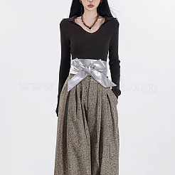 Bowknot PU Leather Wrap Around Waist Bands&nbsp;AJEW-WH20033-042J