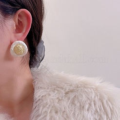 Alloy Nuggets Stud Earrings for Women&nbsp;WGAE852-01
