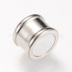 Brass Magnetic Clasps with Glue-in Ends&nbsp;KK-R052-22P