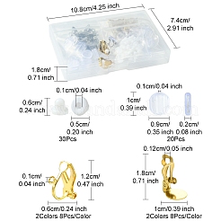 304 Stainless Steel Clip-on Earring Findings&nbsp;STAS-FS0001-59