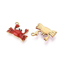 Ion Plating(IP) 304 Stainless Steel Enamel Pendants&nbsp;STAS-N114-12G