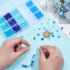 15 Styles Electroplate Glass Beads&nbsp;EGLA-PH0001-60