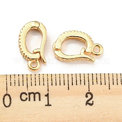 Brass Micro Cubic Zirconia Enhancer Shortener Bails&nbsp;KK-Q789-01G