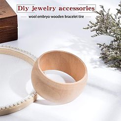 Unfinished Wood Bangles&nbsp;BJEW-WH0009-03