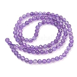 Natural Amethyst Beads Strands&nbsp;G-L654-O01-4mm