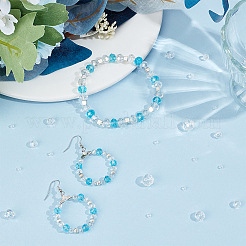 Electroplate Glass Beads Strands&nbsp;EGLA-SC0001-25E