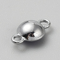 Faceted Glass Flat Round Connector Charms&nbsp;FIND-WH20042-56H