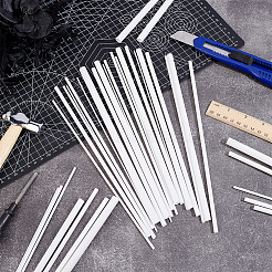 35Pcs 7 Styles ABS Plastic Hollow Pipe&nbsp;DIY-PH0039-03