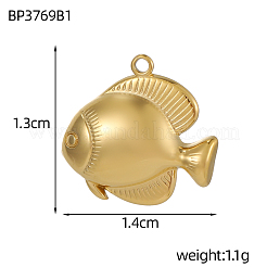 304 Stainless Steel Charms&nbsp;STAS-OY009-68G