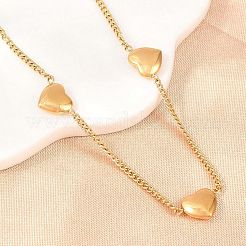 304 Stainless Steel Beads Link Bracelets&nbsp;SA-D001-07G