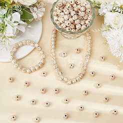 400Pcs Natural Round Wood Beads&nbsp;WOOD-PA0001-49