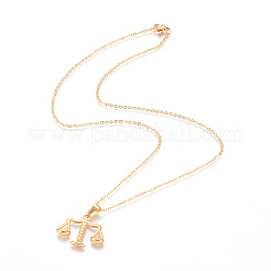 304 Stainless Steel Pendant Necklaces&nbsp;NJEW-F275-51G