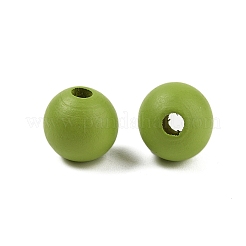 Wood European Beads&nbsp;WOOD-M014-01I