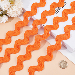 10 Yards Polyester Wavy Fringe Trim Ribbon&nbsp;OCOR-GF0003-27B