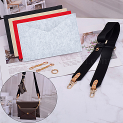 4Pcs 4 Colors Wool Felt Envelope Purse Insert Organizer&nbsp;FIND-WR0006-71C