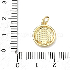 Brass with Natural Shell Pendants&nbsp;KK-A293-03B-G