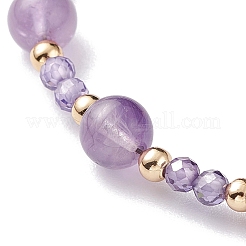 Natural & Synthetic Mixed Gemstone Beaded Bracelets Sets&nbsp;BJEW-JB06518