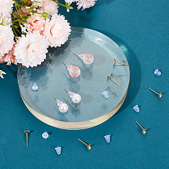 40Pcs 304 Stainless Steel Stud Earring Findings&nbsp;STAS-BBC0004-04