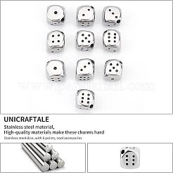 10Pcs 304 Stainless Steel Beads&nbsp;STAS-UN0025-38