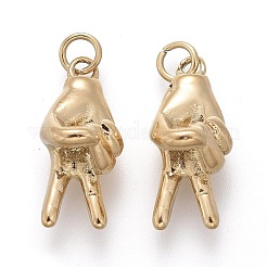 Ion Plating(IP) 304 Stainless Steel ASL Charms&nbsp;X-STAS-I164-023G