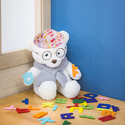 30Pcs 5 Colors Mini Straw Hat for Doll Decorative Accessories&nbsp;DIY-BC0014-20