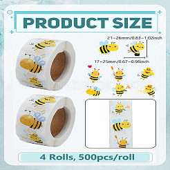 Bee Themes Stickers&nbsp;DIY-WH0723-020