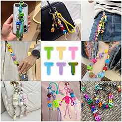 20Pcs UV Plating Opaque Acrylic European Beads&nbsp;OACR-TADJ0001-16T