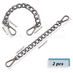 Aluminum Curb Chain Bag Shoulder Straps&nbsp;FIND-PH0010-43B