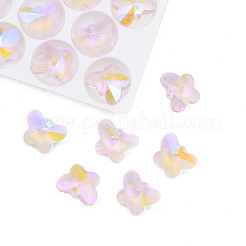 Electroplate Faceted Glass Pendants&nbsp;EGLA-N006-051