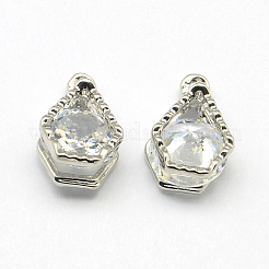 Alloy Charms&nbsp;LS-ZIRC-R007-042A-02