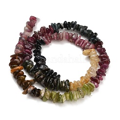 Gradient Color Natural Multicolor Tourmaline Beads Strands&nbsp;G-D108-A01-02